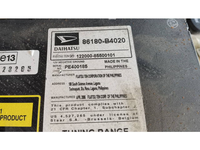 Рулевая рейка  Радио/ проигрыватель CD/DVD / навигация 86180B4020, PE400185   Daihatsu Terios  -  года