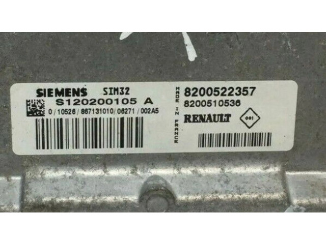 Řídící jednotka 8200522357, 8200510536 Renault Clio III 2008