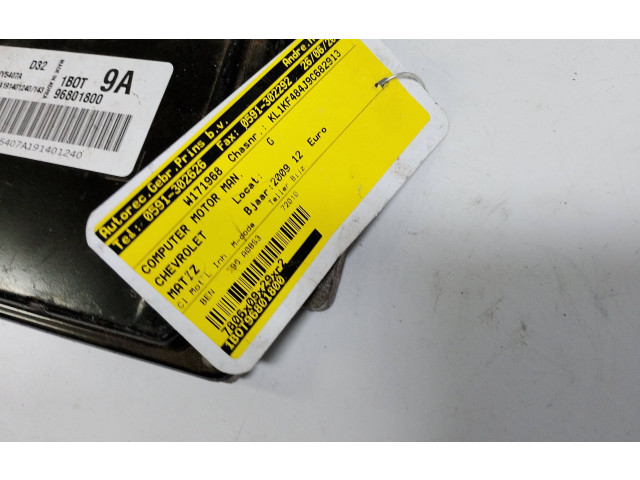Блок управления двигателя 96801800   Chevrolet Matiz