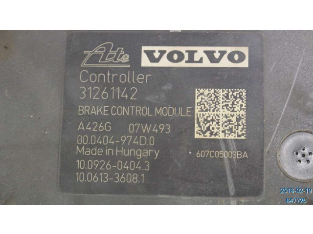 Блок управления АБС 31261143, 7G9N2C405AC   Volvo V70