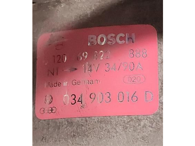 Генератор 34903016D, 120469822   Audi 80 90 S2 B4      