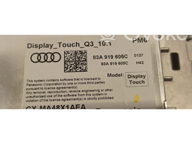 Дисплей 83A919605C Audi Q3 F3