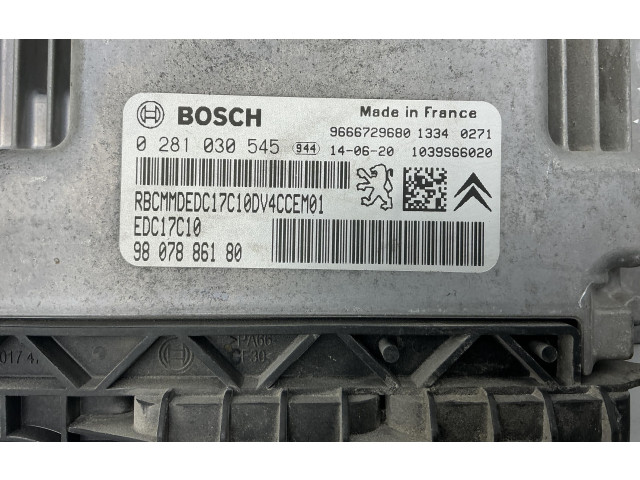 Комплект блоков управления 0281030545, 0281030545   Peugeot 2008 I