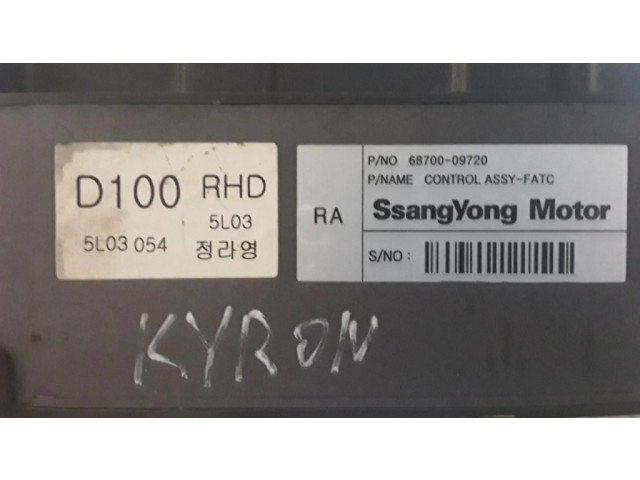 Модуль блока управления кондиционером 6870009720 SsangYong Kyron