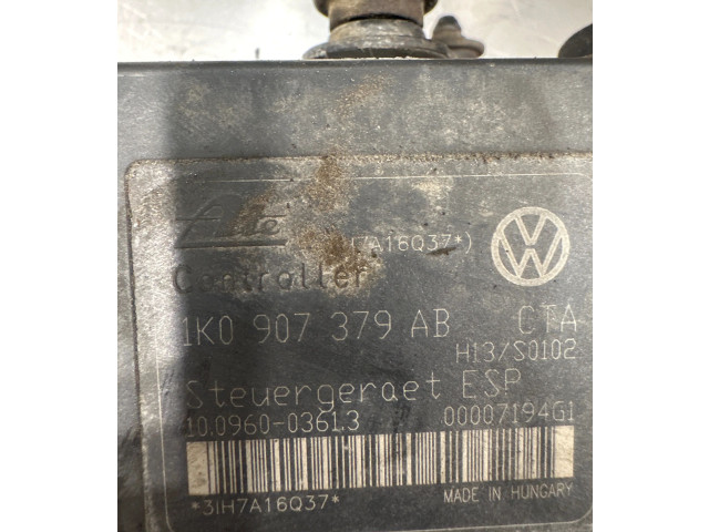 Блок АБС 1K0907379AB, 00007194G1 Skoda Octavia Mk2 (1Z) 2004 - 2013 года
