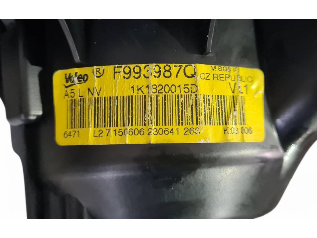 Вентилятор печки 1K1820015D, F993987C Skoda Octavia Mk2 (1Z)