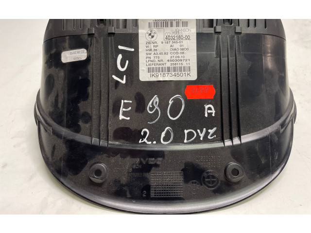 Přístrojová deska BMW 3 E90 E91 2010 918734501