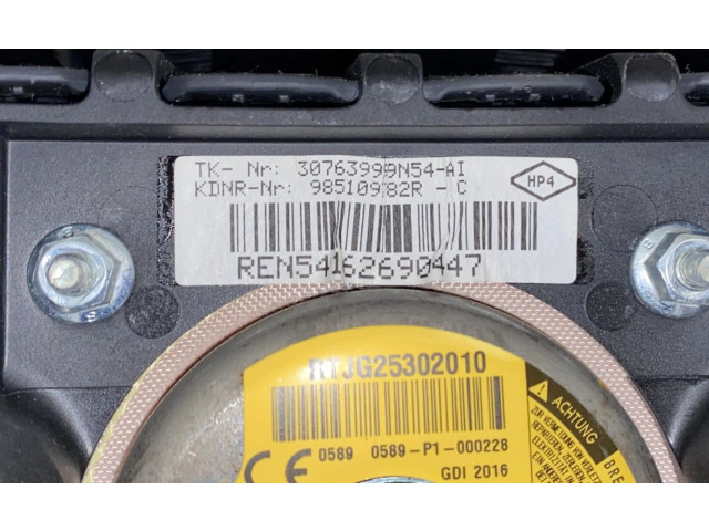 Подушка безопасности водителя 985109782R, 307639999N54 Dacia Logan II