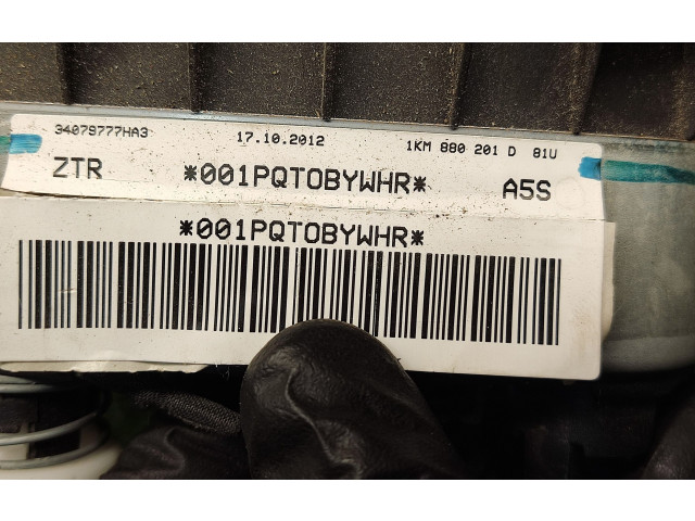 Подушка безопасности водителя 1KM880201D Volkswagen Jetta VI