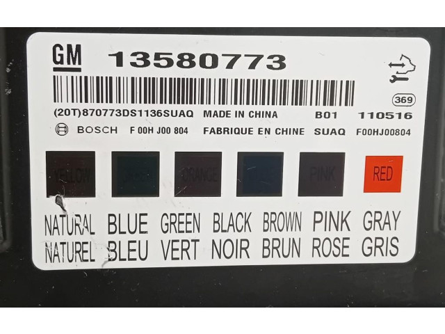 Блок управления двигателя 13580773, 13580773 Chevrolet Orlando