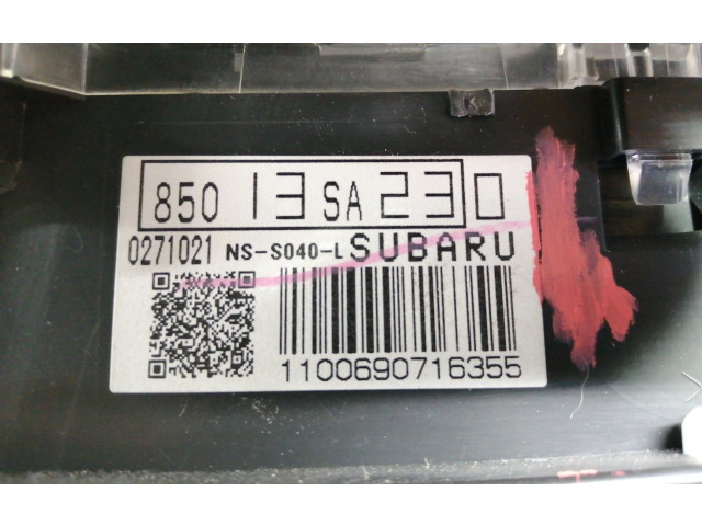 Панель приборов 85013SA230, NSS040L   Subaru Forester SG       