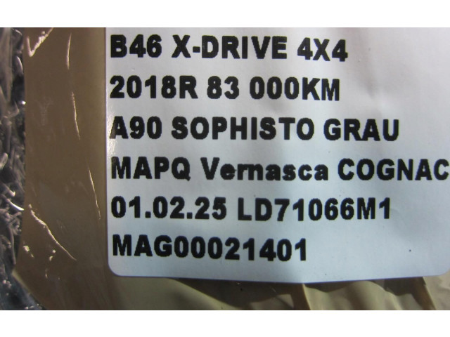 Подушка безопасности в сиденье 72127416266   BMW X3 G01