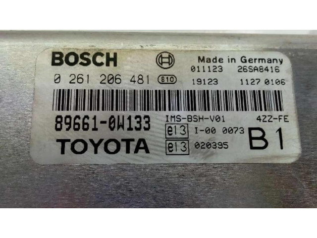 Řídící jednotka 896610W133, CENTRALITAMOTORUCE Toyota Corolla E110