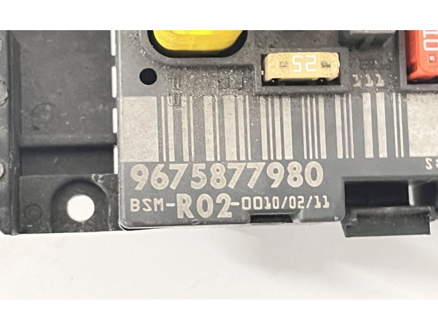 Pojistková skříňka 9675877980, 9675877980 Peugeot RCZ 2011