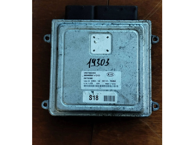 Блок управления двигателем Блок управления 39112-25050, 5wy5266c   KIA Carens II