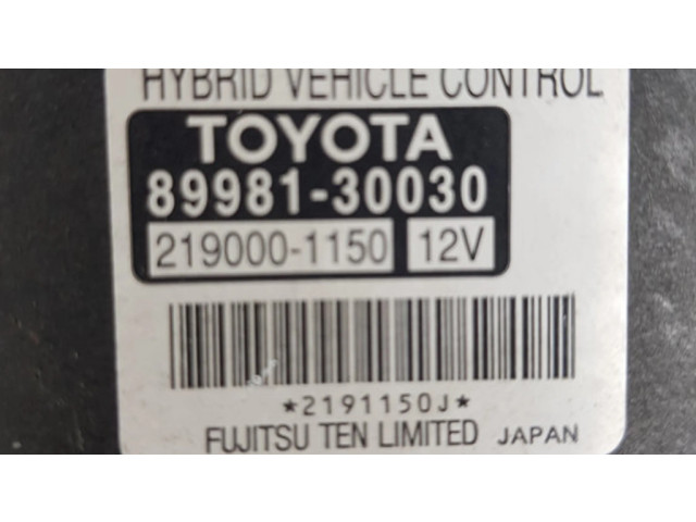 Řídící jednotka 8998130030, 2190001150   Lexus GS 300 350 430 450H 2006