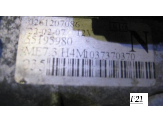 Řídící jednotka 0261207086, 0046818388 Fiat Punto (176) 1998