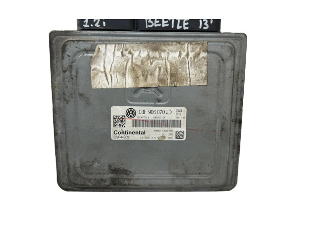 Блок управления двигателя 03F906070JD, 03F907309R Volkswagen Beetle A5