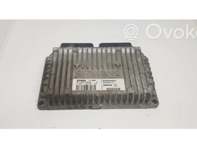 Блок управления двигателя S118037002C, 8200204643   Renault Clio III