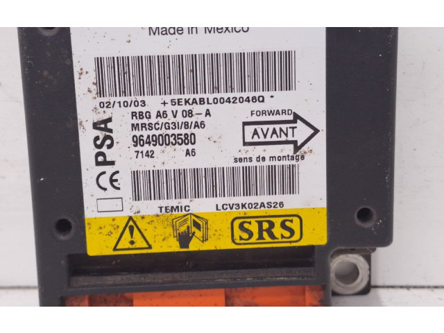 Блок подушек безопасности 9649003580   Citroen C2