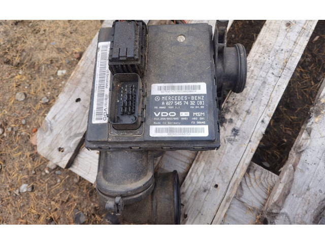 Блок управления A02754574328   Mercedes-Benz A W169