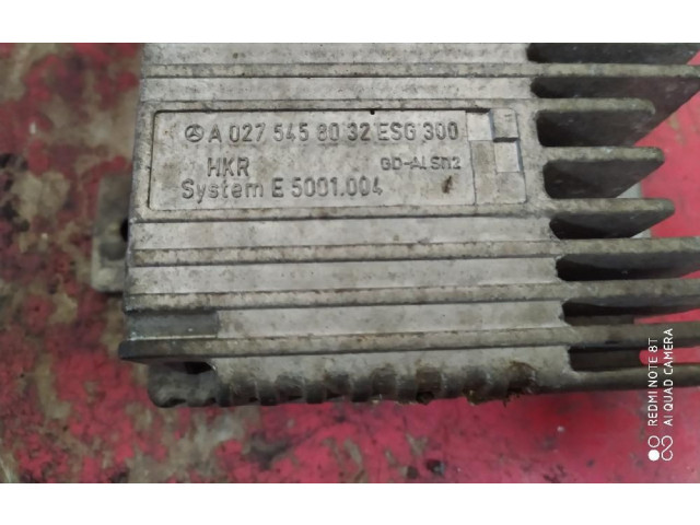 Блок управления A0275458032   Mercedes-Benz A W168