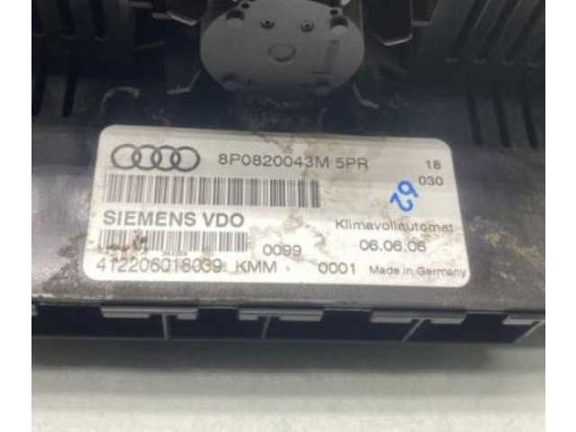 Блок управления климат-контролем Audi A3 S3 A3 Sportback 8P