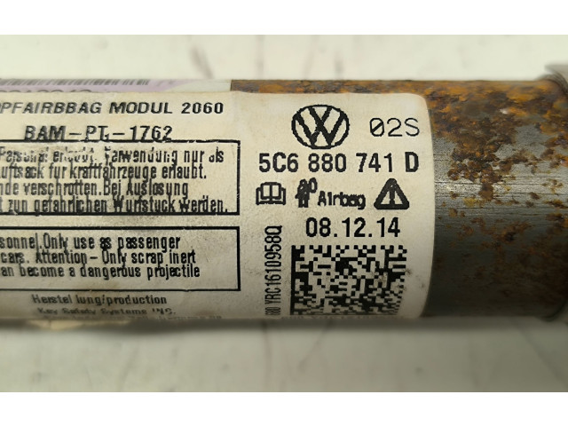 Боковая подушка безопасности 5C6880741D   Volkswagen Jetta VI