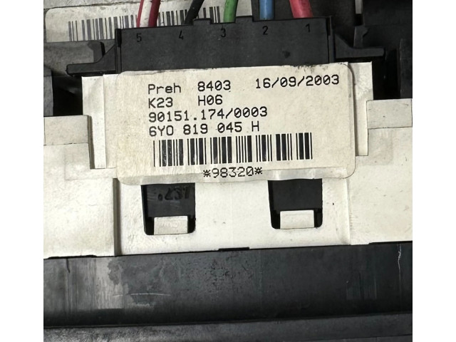 Блок управления климат-контролем Skoda Fabia Mk1 (6Y)