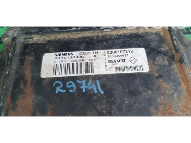 Блок управления двигателем Блок управления 8200107212, S110130338A.   Dacia SupeRNova