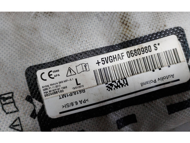 Подушка безопасности в сиденье 9824498180 Citroen C3 Aircross