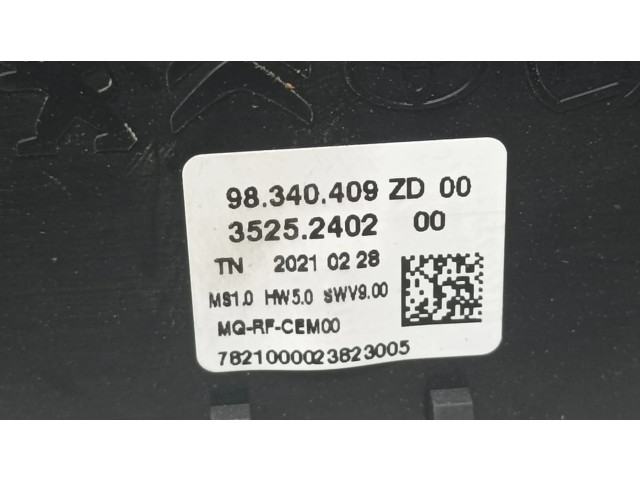 Блок управления климат-контролем 98340409ZD, 35252402   Citroen Berlingo