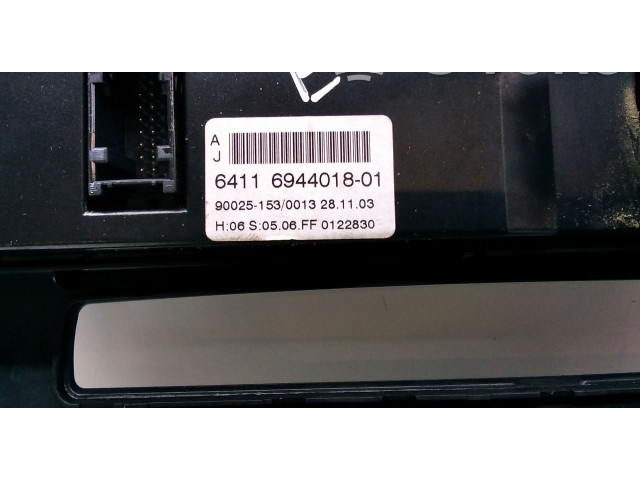 Блок управления климат-контролем 6944018, 6411694401801 BMW 5 E60 E61