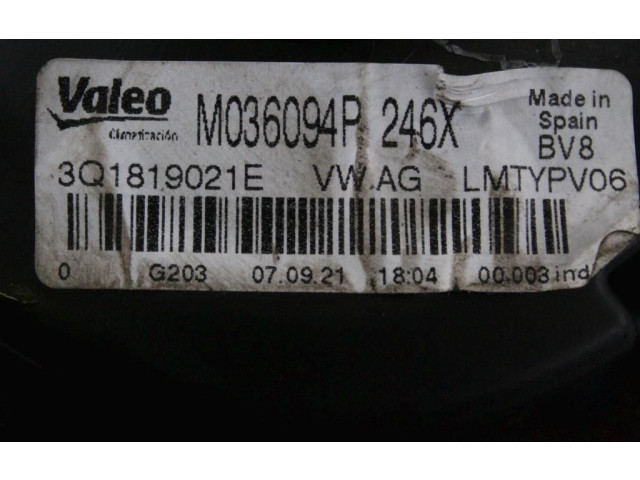 Вентилятор печки    3Q1819021E   Cupra Formentor