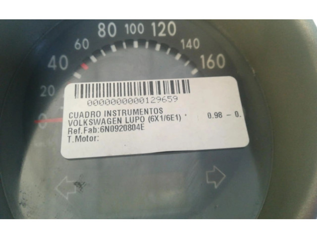 Панель приборов 6N0920804E   Volkswagen Lupo       