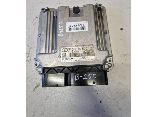Блок управления двигателя 03L906022p, 0281015037   Audi Q5 SQ5
