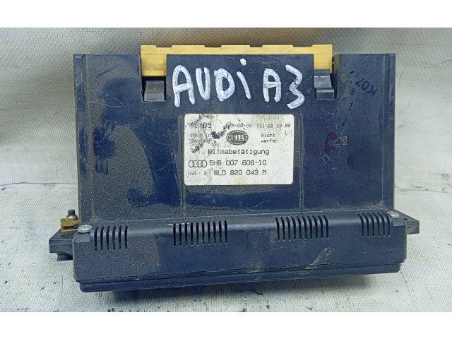 Блок управления климат-контролем 5HB00760810, 8L0820043M   Audi A3 S3 8L