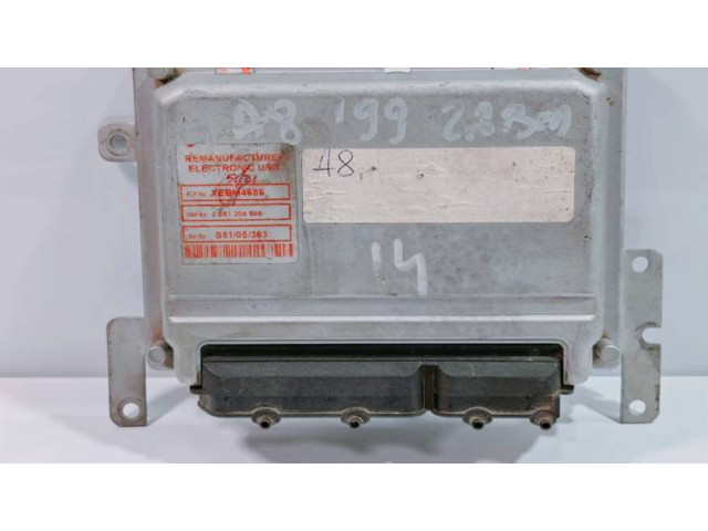 Блок управления двигателя 0261204686, XEBM4686   Audi A8 S8 D2 4D