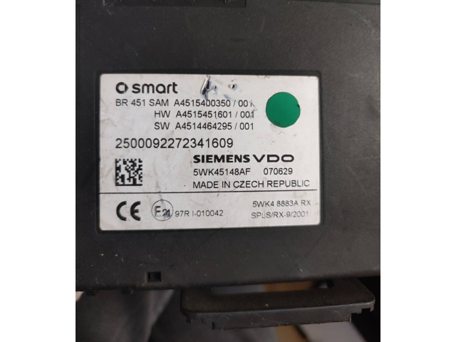 Pojistková skříňka 5WK45148AF, A4515400350 Smart ForTwo II 2007