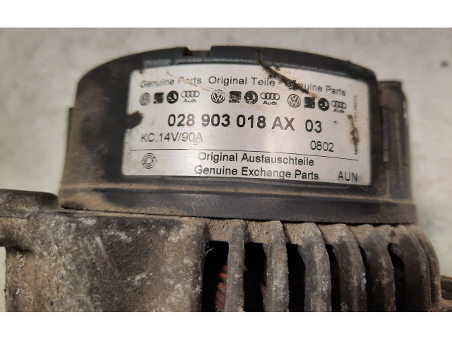 Генератор 028903018AX Volkswagen Sharan 2.8