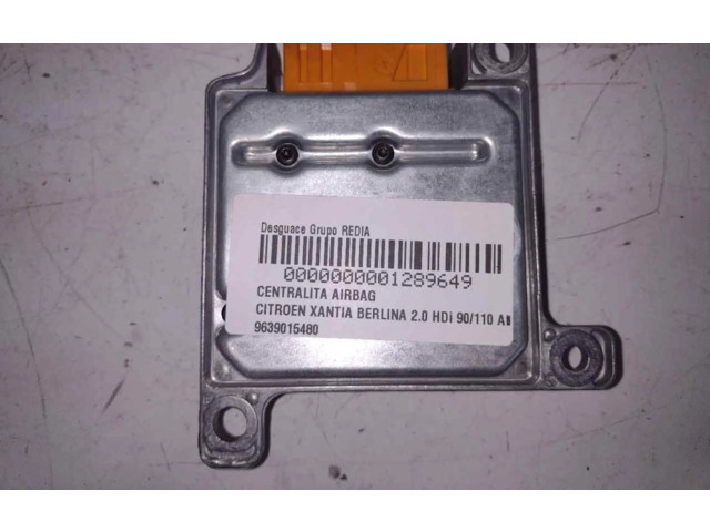 Блок подушек безопасности 9639015480, CENTRALITAAIRBAG Citroen Berlingo
