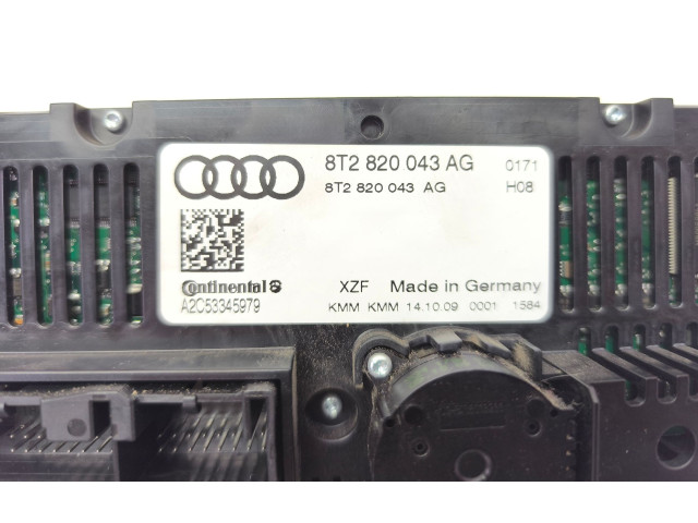 Блок управления климат-контролем 8T2820043AG Audi A4 Allroad B8