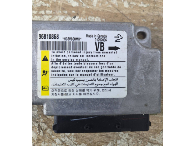 Блок управления надувных подушек 96810868, HC6VB00MK   Chevrolet Captiva