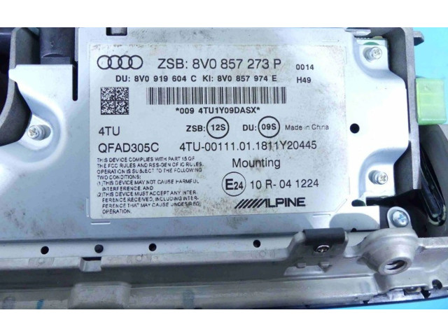 Дисплей    8V0857273P, IMPRK1290238   Audi A3 S3 8V