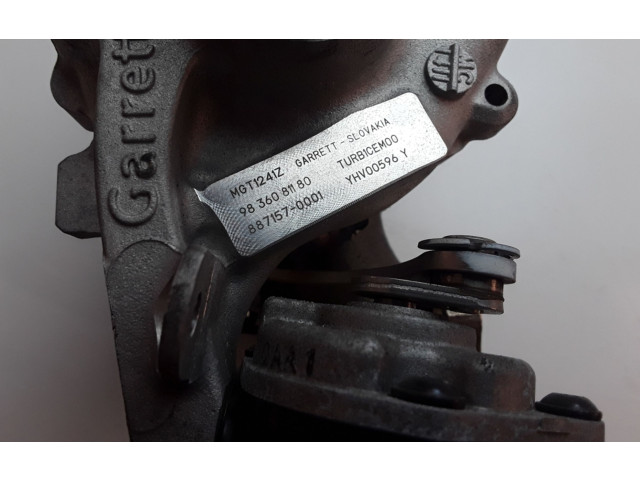  Турбина Peugeot 2008 II  9836081180   для двигателя HN05      