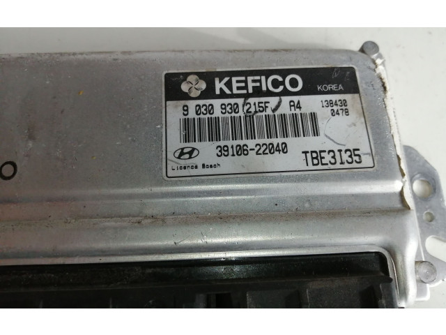 Блок управления двигателя 3910622040, 9030930215F Hyundai Getz