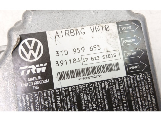 Блок подушек безопасности 3T0959655 Skoda Superb B6 (3T)