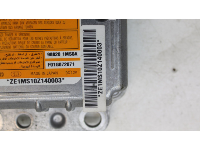 Блок подушек безопасности 988201MS0A Infiniti M Y51