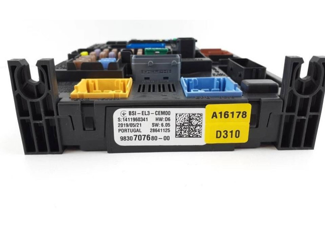 Pojistková skříňka 9830707680, 9830707680-00 Citroen Berlingo 2007