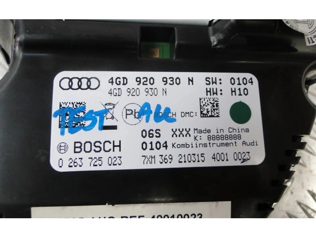 Přístrojová deska Audi A6 C7 2023 4G0920930N, 4G0920930N